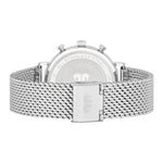 Herren Chronograph silber Edelstahl silber