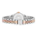 Damen Quarzuhr silber/roségold Edelstahl silber/roségold