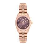 Damen Quarzuhr roségold Edelstahl roségold
