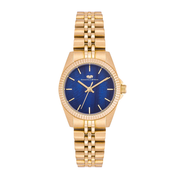 Damen Quarzuhr gelbgold Edelstahl gelbgold