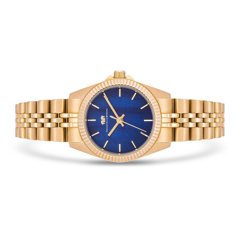 Damen Quarzuhr gelbgold Edelstahl gelbgold