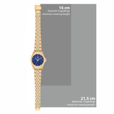 Damen Quarzuhr gelbgold Edelstahl gelbgold