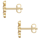 Ohrstecker Sterling Silber gelbgold