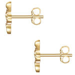 Ohrstecker Sterling Silber gelbgold