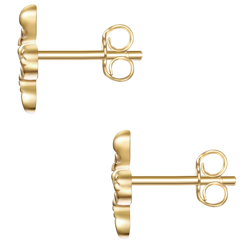 Ohrstecker Sterling Silber gelbgold