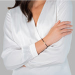 Armband Sterling Silber gelbgold Zirkonia weiß
