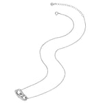 Kette mit Anhänger Sterling Silber Zirkonia weiß