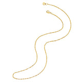Kette Sterling Silber gelbgold