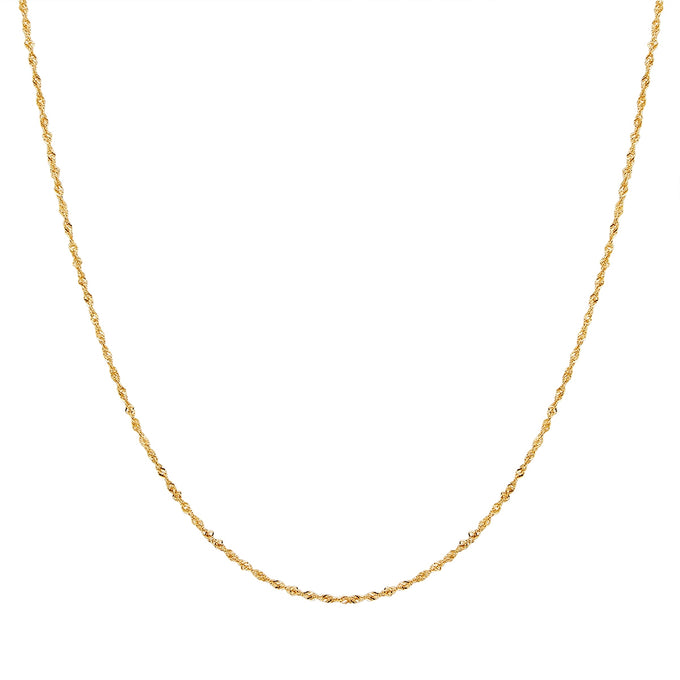 Kette Sterling Silber gelbgold