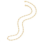 Kette Sterling Silber gelbgold