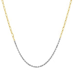 Kette Sterling Silber bi-Color