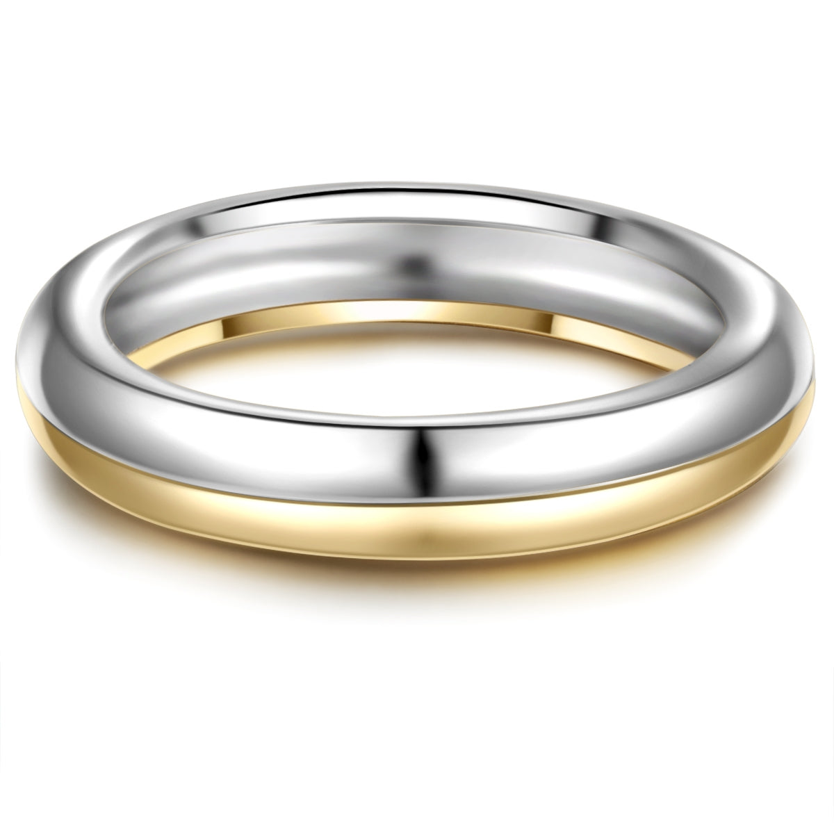 Ring Sterling Silber bicolor