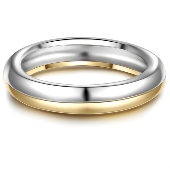 Ring Sterling Silber bicolor
