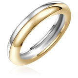Ring Sterling Silber bicolor