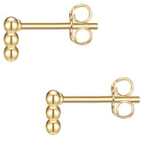 Ohrstecker Sterling Silber gelbgold