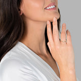 Ring Sterling Silber gelbgold Perlmutt