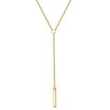 Kette mit Anhänger Sterling silber gelbgold
