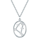 Kette mit Anhänger Sterling Silber Zirkonia weiß
