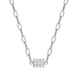 Kette mit Anhänger Sterling Silber Zirkonia weiß