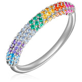 Ring Sterling Silber Zirkonia bunt
