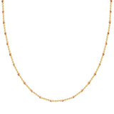 Kette Sterling Silber gelbgold Emaille orange