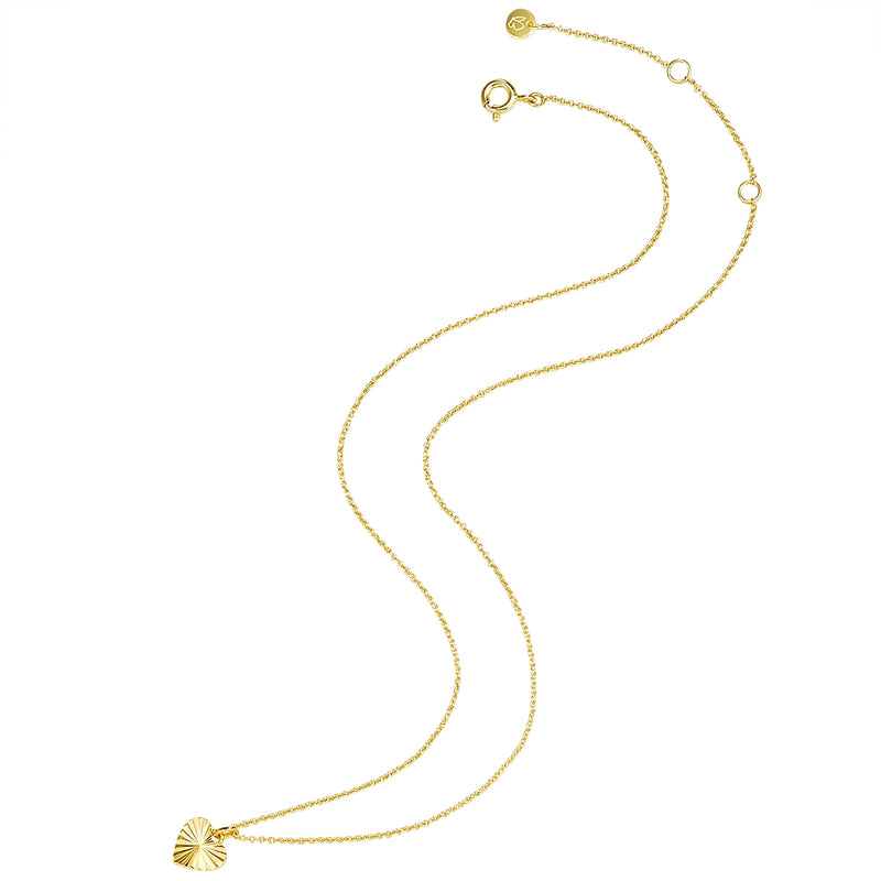Kette mit Anhänger Sterling Silber gelbgold