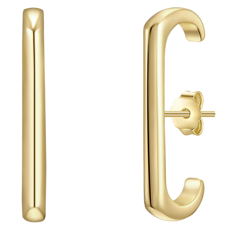Ohrstecker Sterling Silber gelbgold
