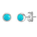 Ohrstecker Sterling Silber Türkis (rek.)