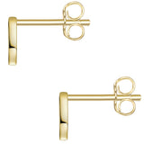 Ohrstecker Sterling Silber gelbgold