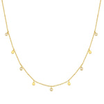 Kette Sterling Silber gelbgold Bergkristall