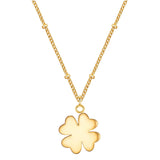 Kette mit Anhänger Edelstahl gelbgold