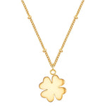 Kette mit Anhänger Edelstahl gelbgold