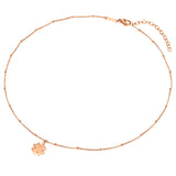 Kette mit Anhänger Edelstahl roségold