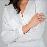 Armband Edelstahl Presiosa weiß