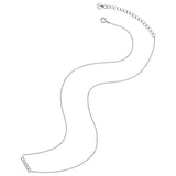 Kette mit Anhänger Sterling Silber Zirkonia weiß