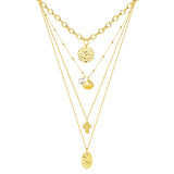 Kette gelbgold Muschelkernperle weiß