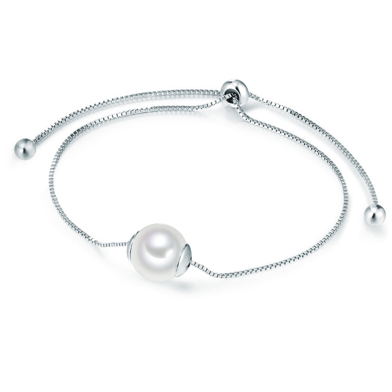 Armband Muschelkernperle weiß