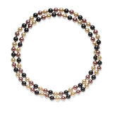 Kette Muschelkernperle multicolor