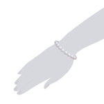 Armband gelbgold Muschelkernperle weiß