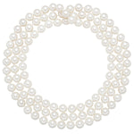 Kette Muschelkernperle weiß
