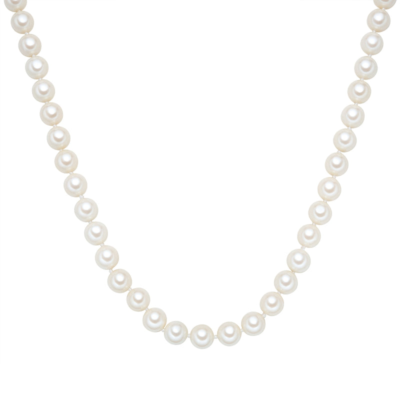 Kette Muschelkernperle weiß