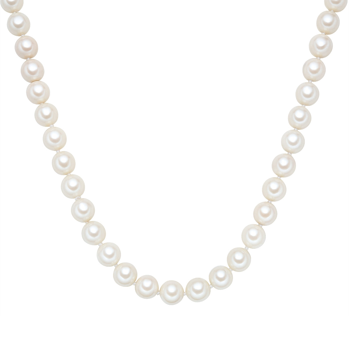 Kette Muschelkernperle weiß