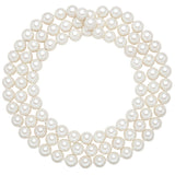 Kette Muschelkernperle weiß