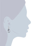 Ohrhänger verziert mit Kristallen von Swarovski® weiß Glaskristall weiß