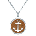 Kette mit Anhänger Sterling Silber Sand