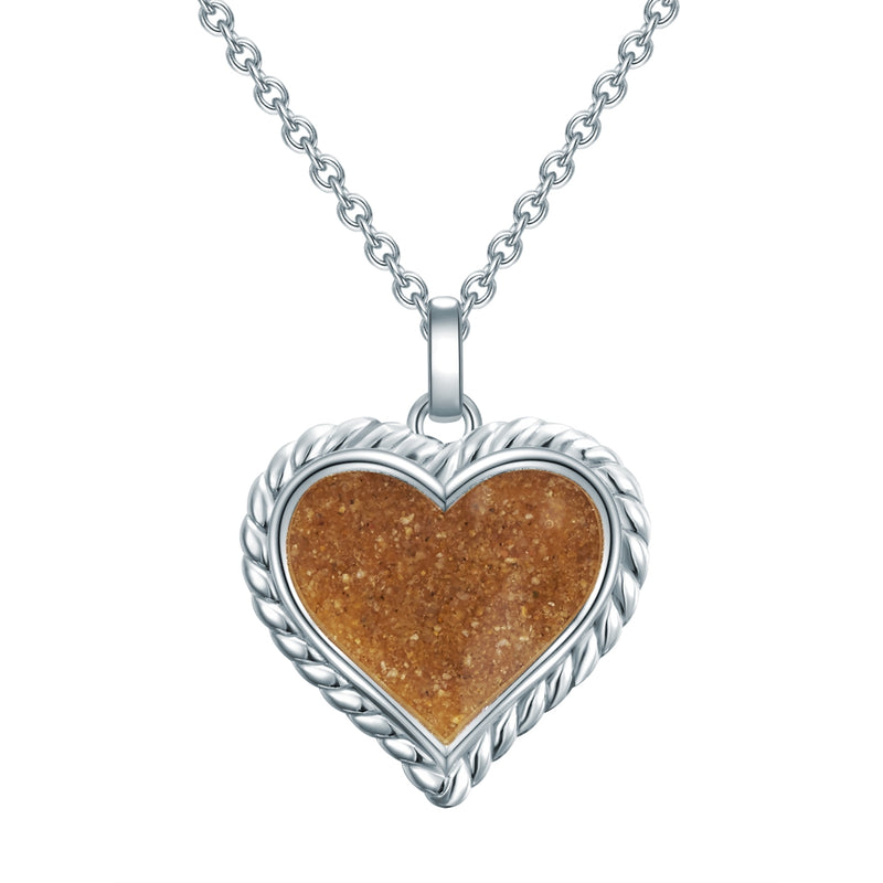 Kette mit Anhänger Sterling Silber Sand