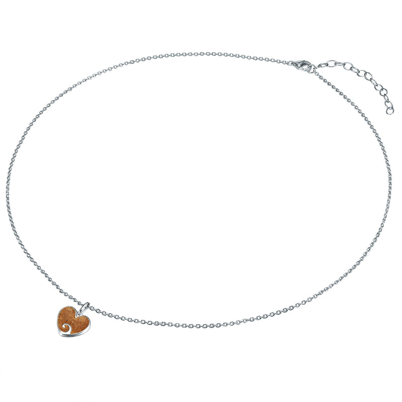 Kette mit Anhänger Sterling Silber Sand