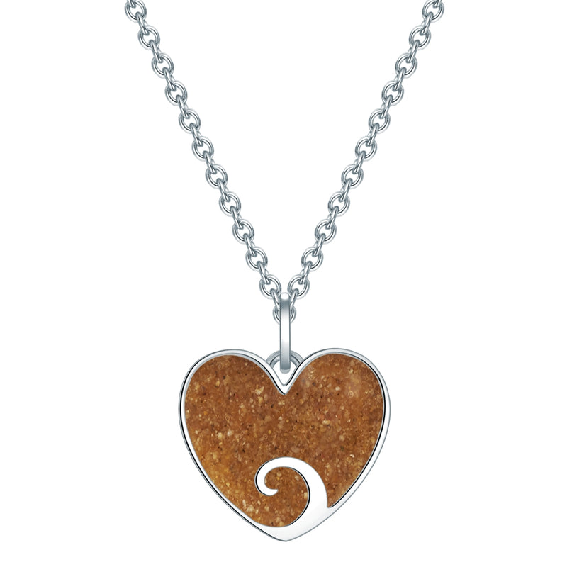 Kette mit Anhänger Sterling Silber Sand