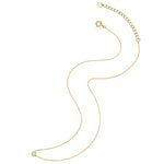 Kette mit Anhänger Sterling Silber gelbgold Opal (synth.)