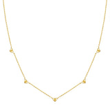 Kette mit Anhänger Sterling Silber gelbgold